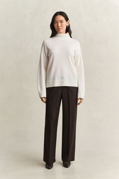 Wool Blend Pants — DEEP BROWN 6