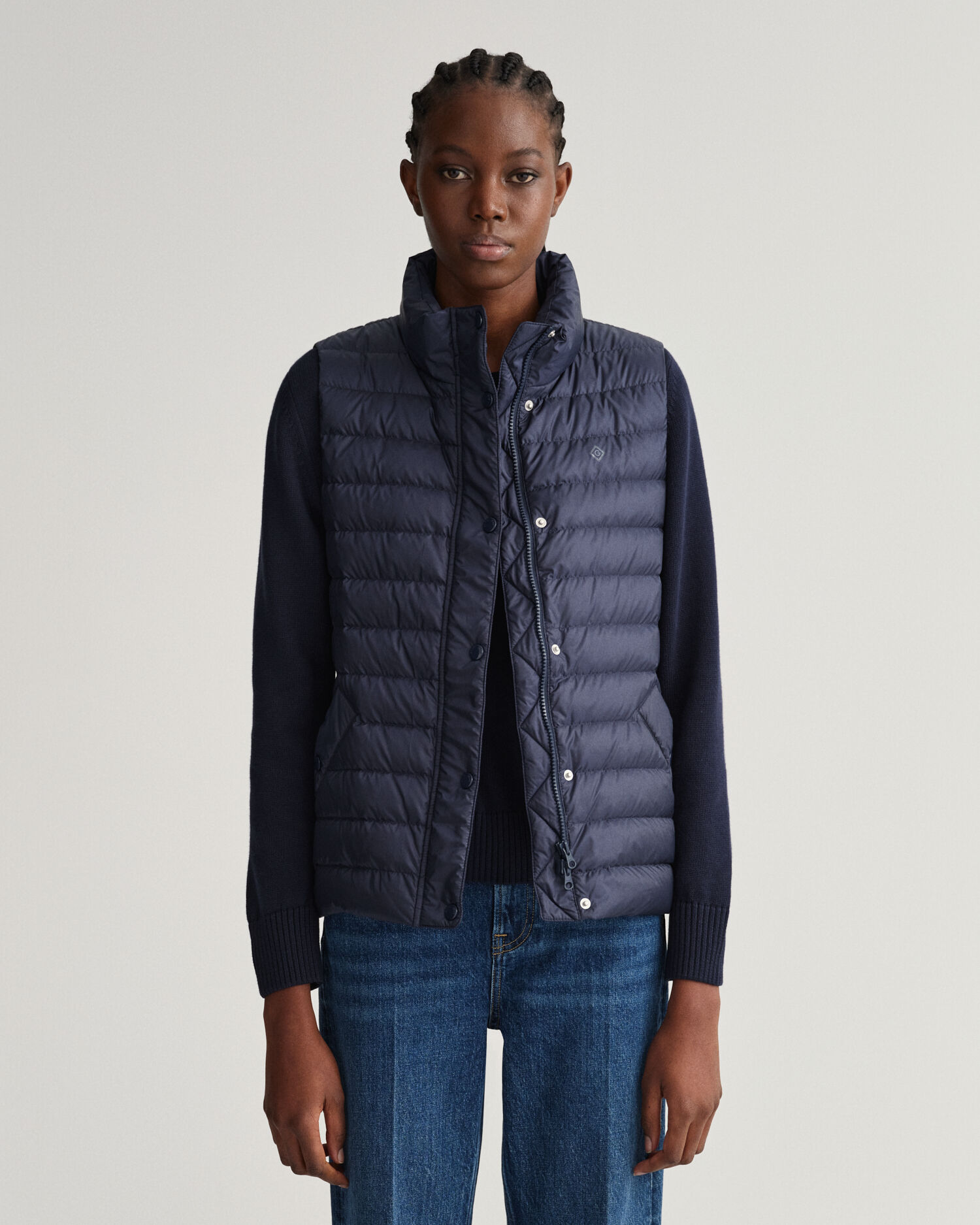 Thin sale down gilet