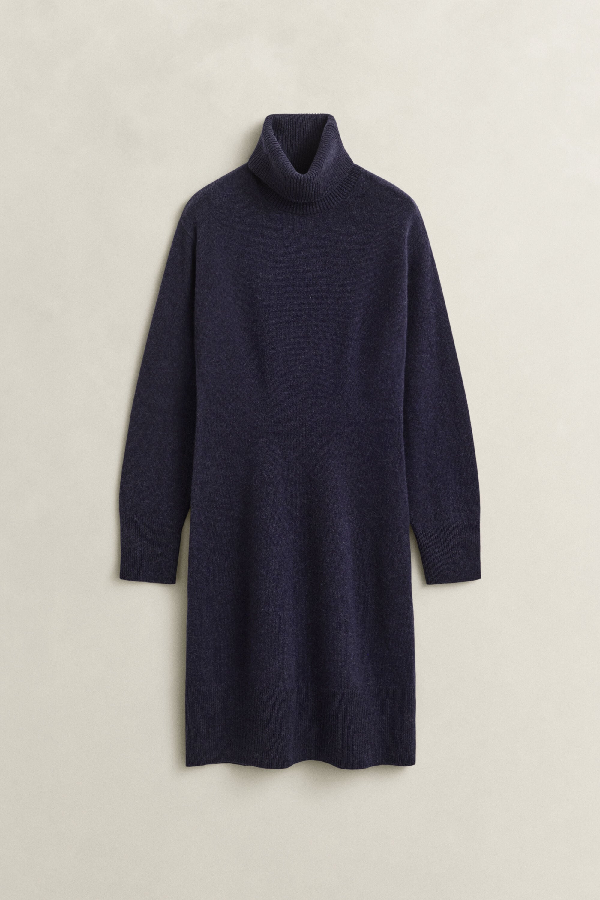 Wool Cashmere Turtleneck Dress
