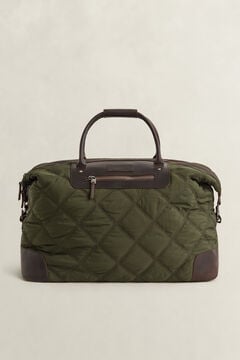 Quilted Duffel Bag — DARK MOSS GREEN 5