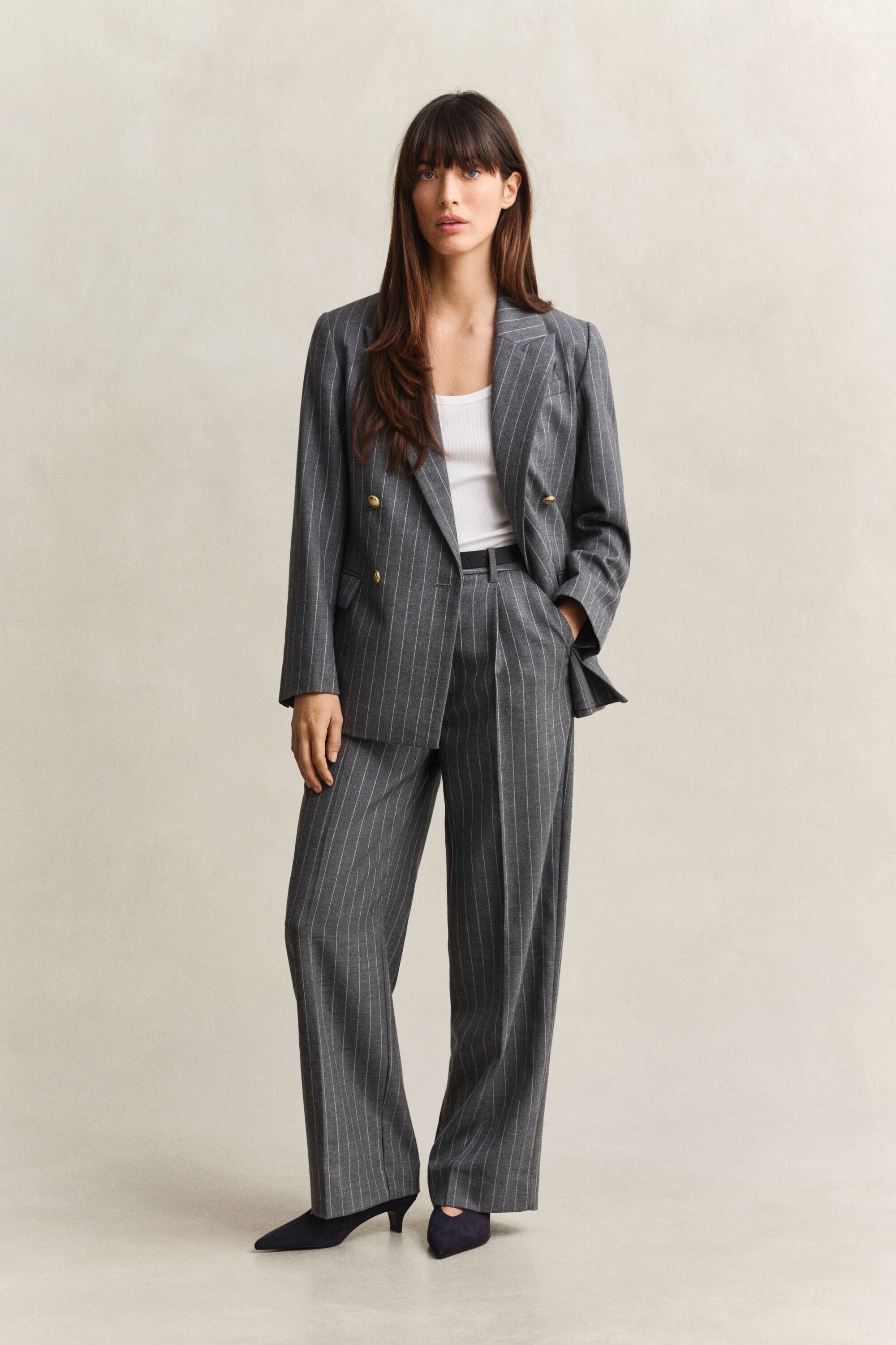 Pinstripe Club Blazer
