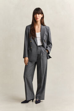 Pinstripe Club Blazer — CHARCOAL MELANGE 10