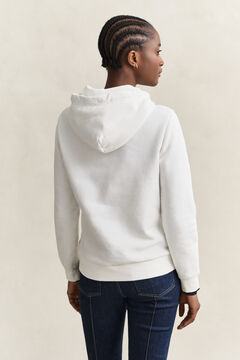 Tonal Shield Hoodie — EGGSHELL 3