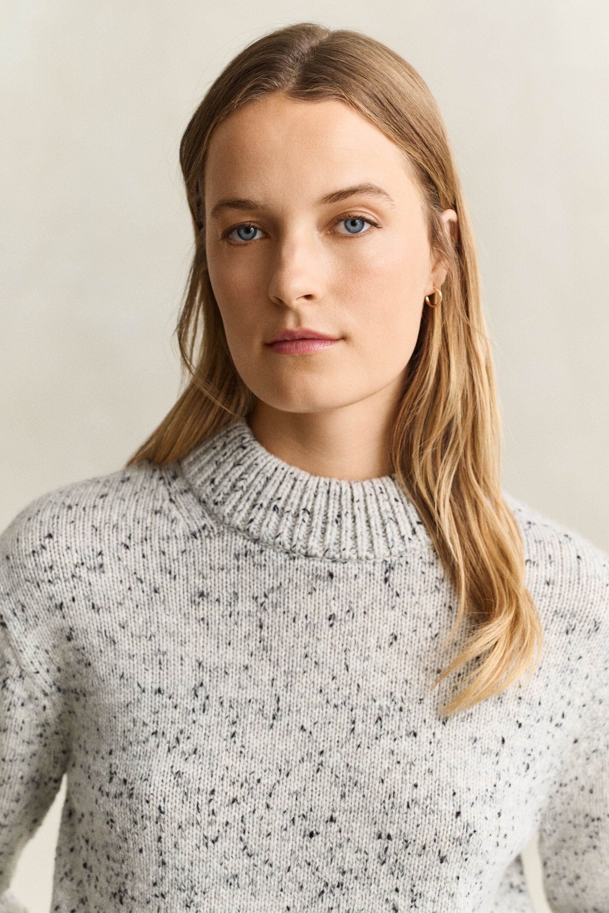 Wool Blend Nepps Sweater