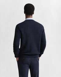 Mini Cable Knit Crew Neck Sweater