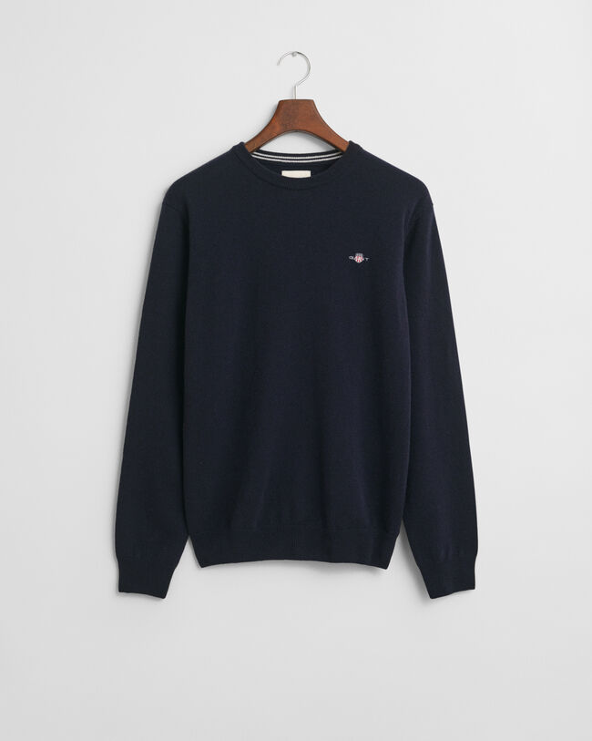 Superfine Lambswool Crew Neck Sweater