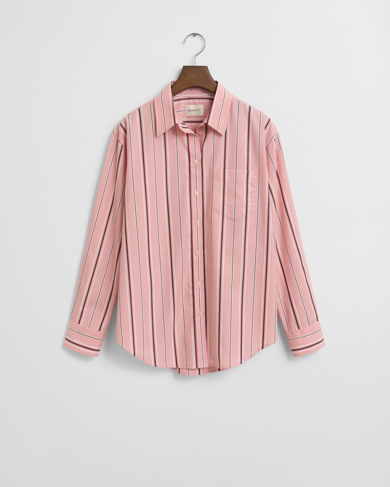 Relaxed Fit Classic Striped Poplin Shirt