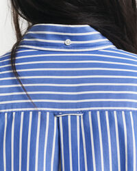 Oversized Striped Poplin Shirt