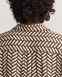 Relaxed Fit Geometric Shirt