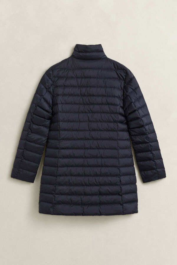 Light Down Coat — EVENING BLUE