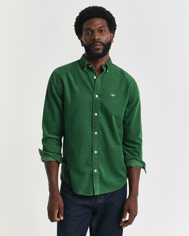 Regular Fit Cotton Corduroy Shirt
