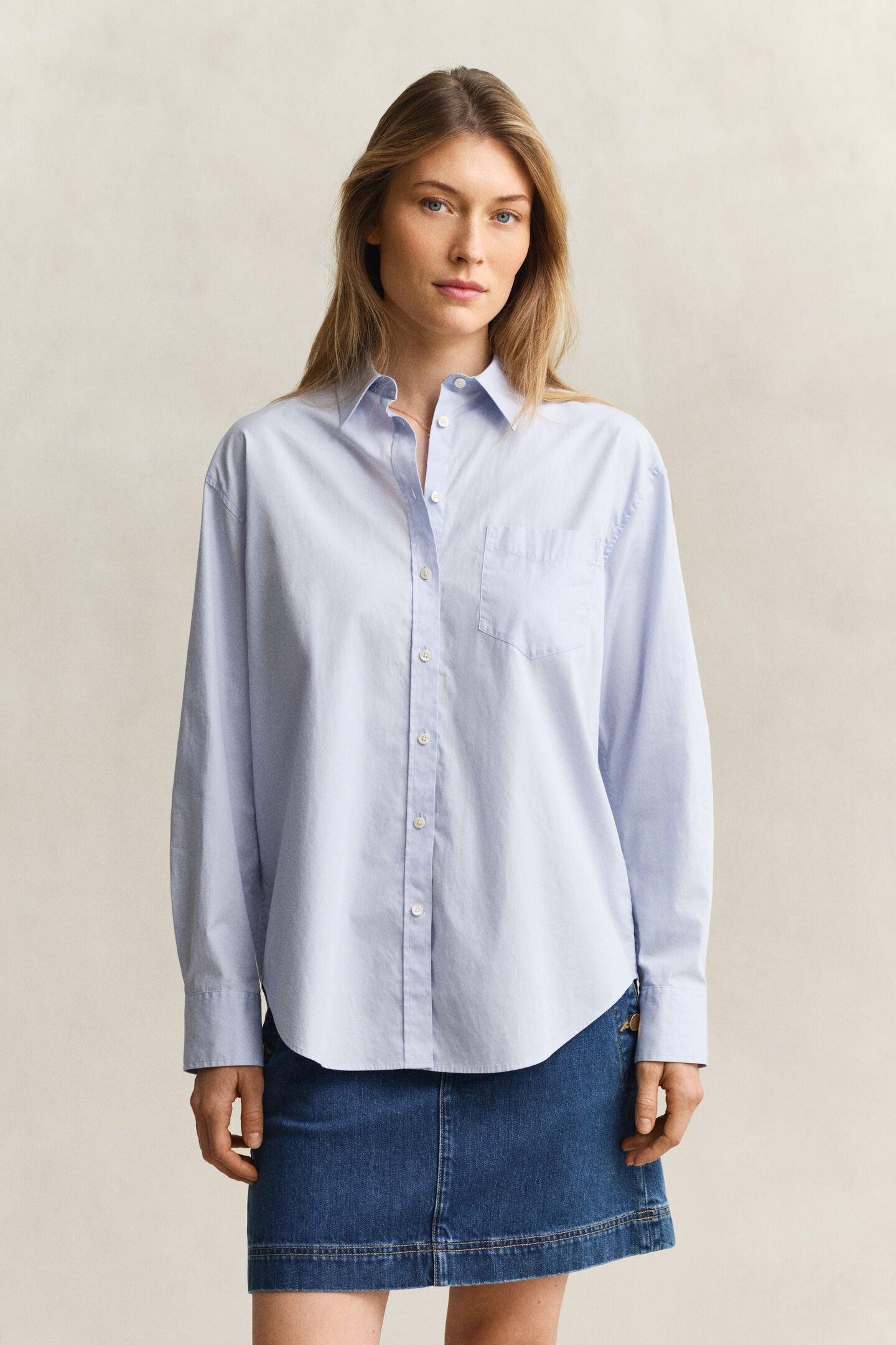 Relaxed Fit Classic Poplin Shirt
