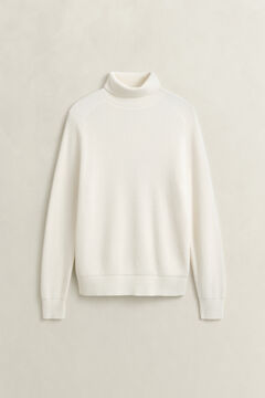 Cotton Merino Turtleneck — CREAM 1