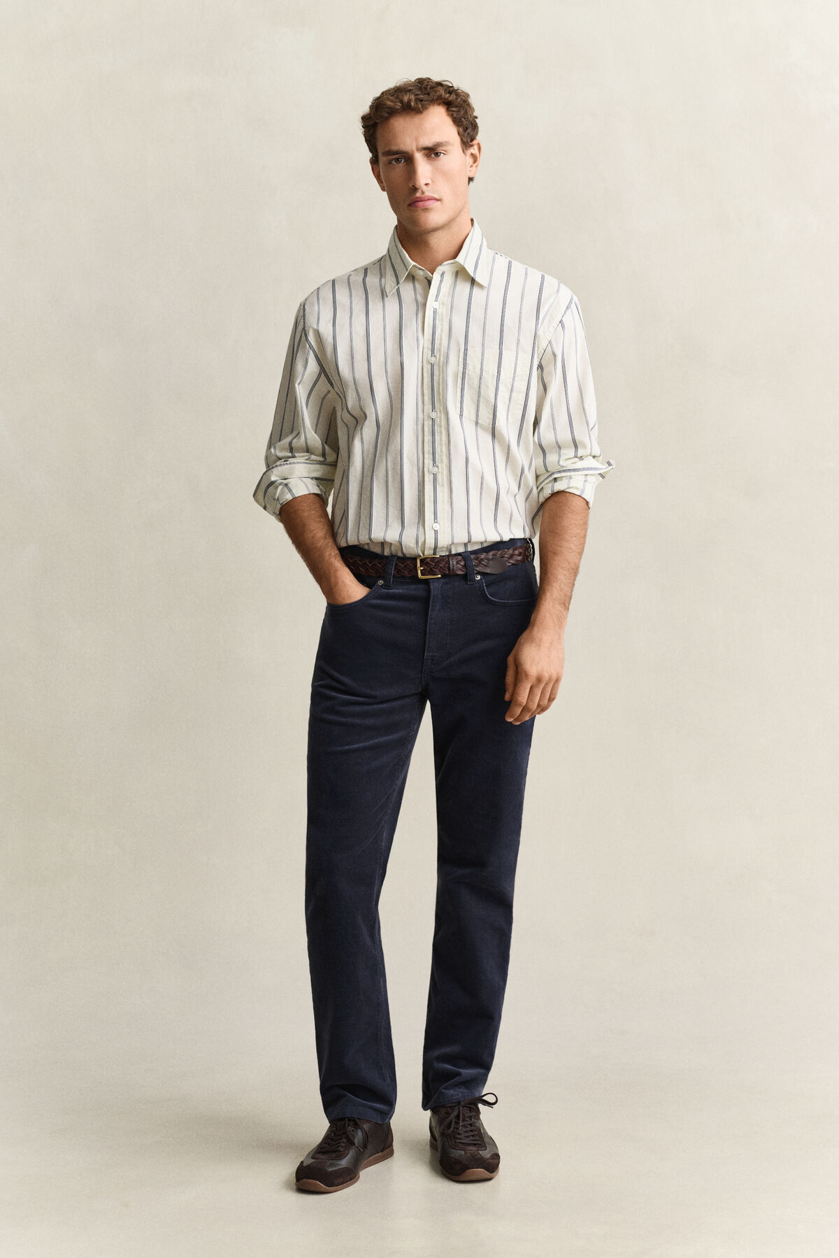 Corduroy Jeans — EVENING BLUE