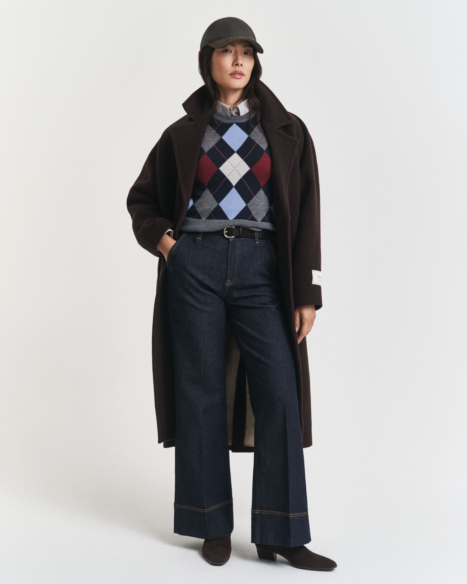 Argyle Crew Neck Vest