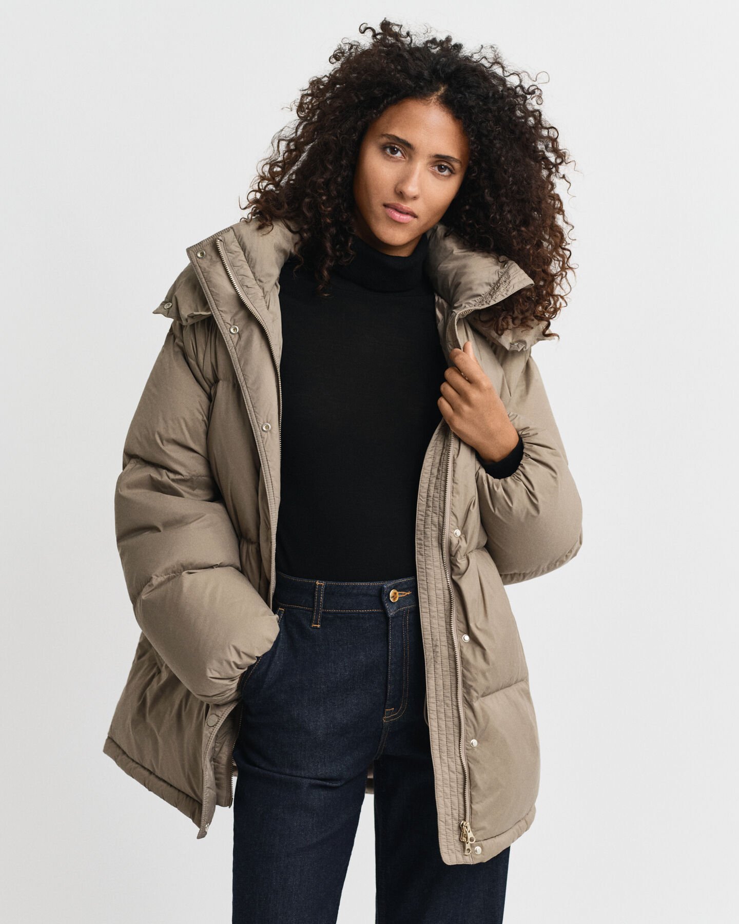 Mid Length Down Jacket