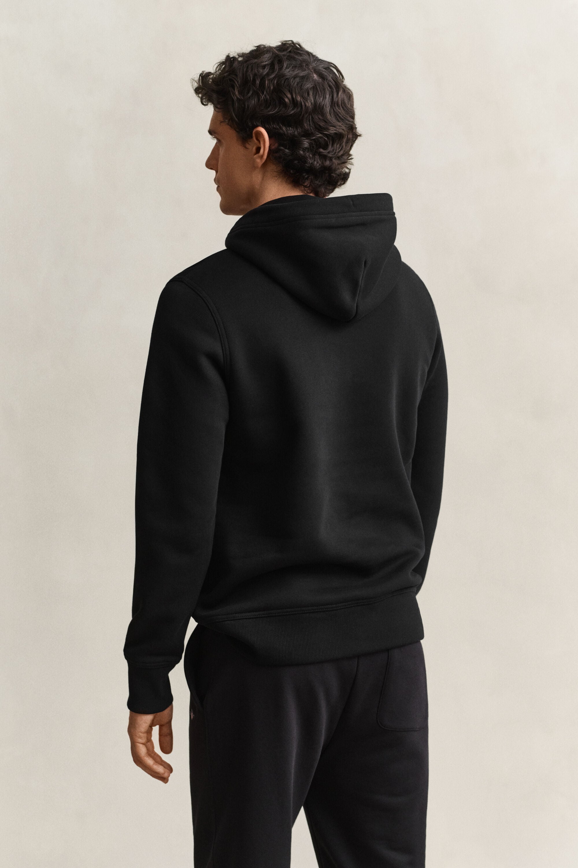 Archive Shield Hoodie — BLACK