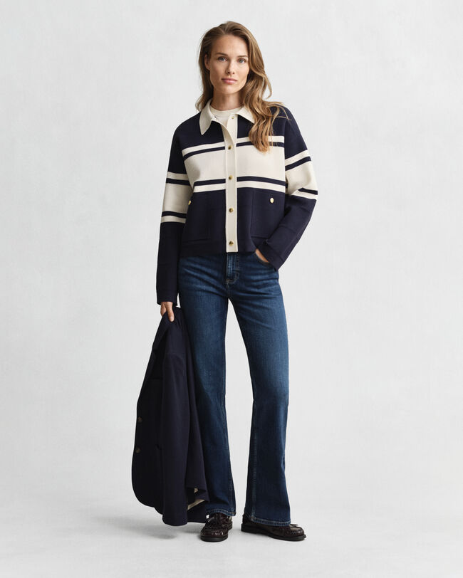 Color Blocked Cardigan