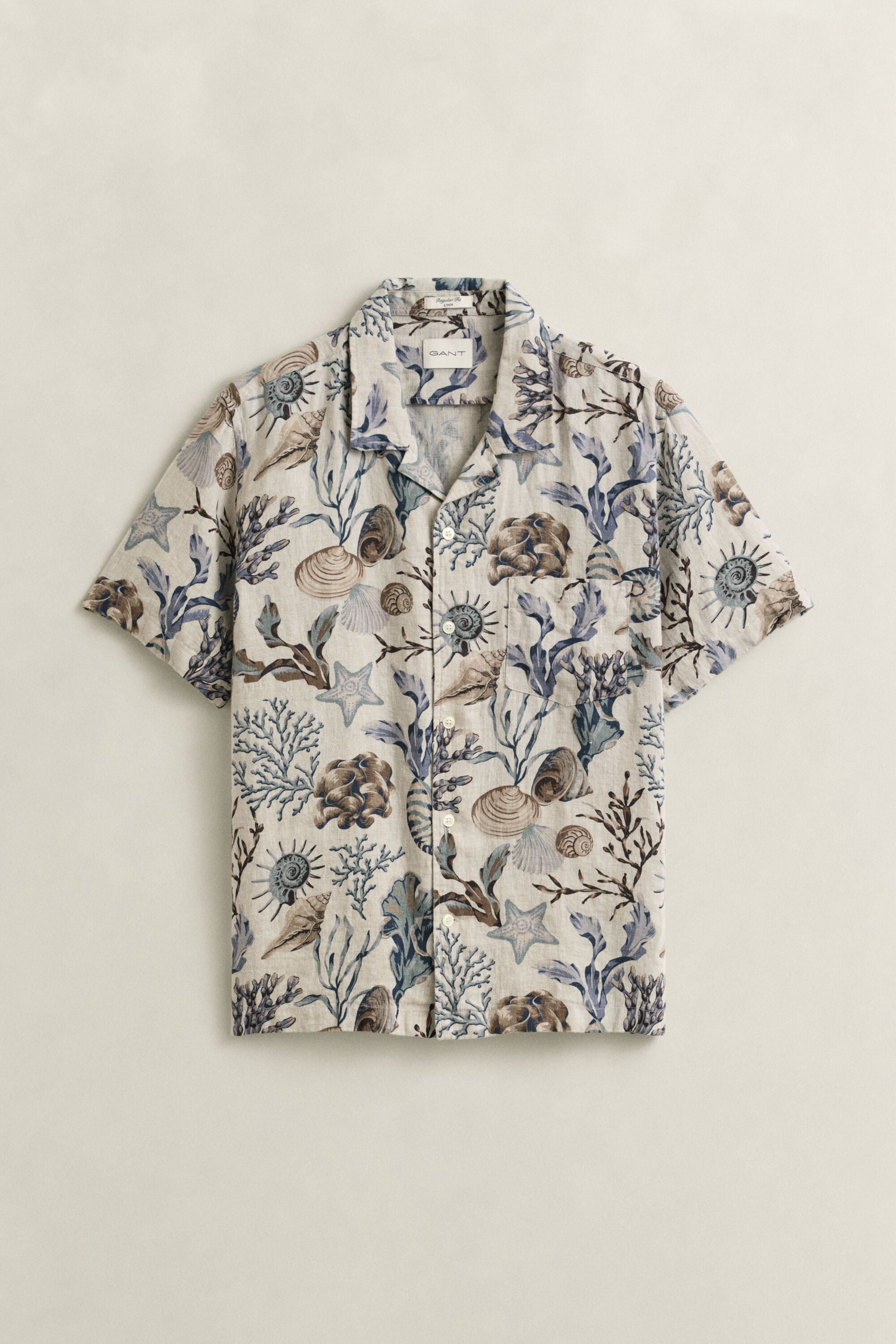 Printed Linen Shirt
