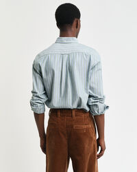 Regular Fit Striped Archive Oxford Shirt Without Logo
