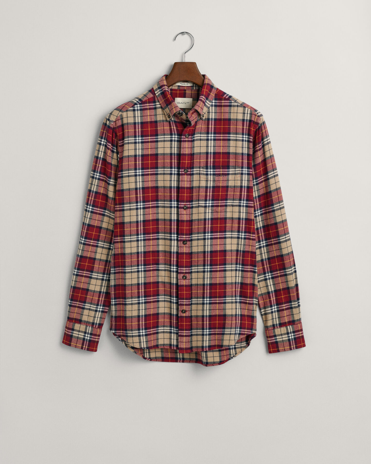 Fit GANT Checked Shirt Flannel - Regular