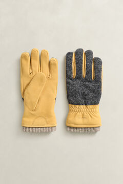 Nubuck Gloves — GOLD YELLOW 2
