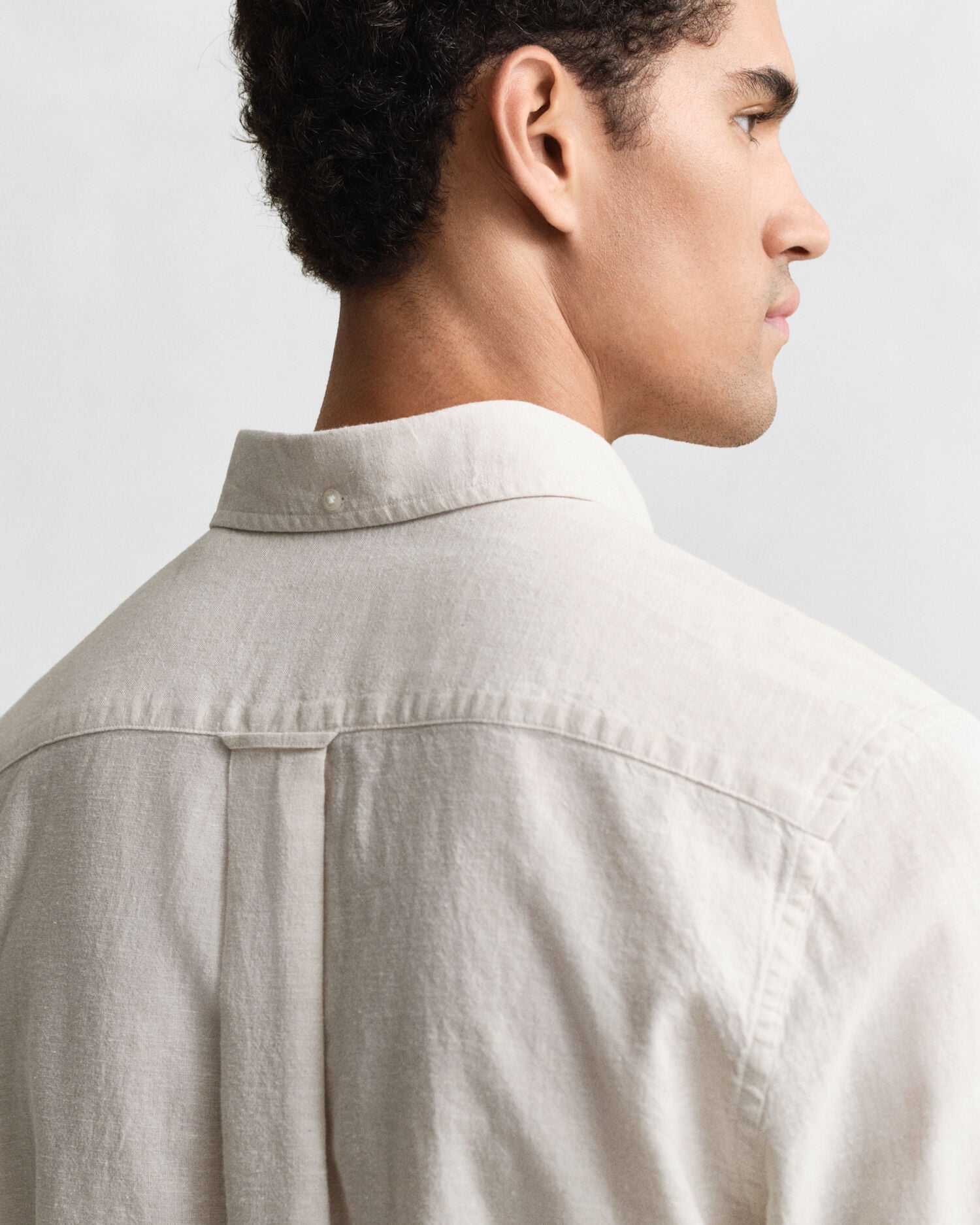 Linen Blend Shirt — PUTTY
