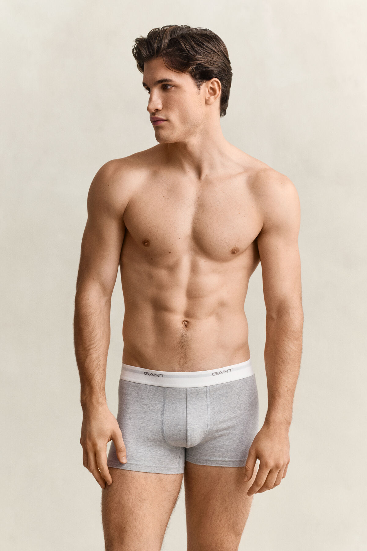 3-Pack Core Trunks — LIGHT GREY MELANGE