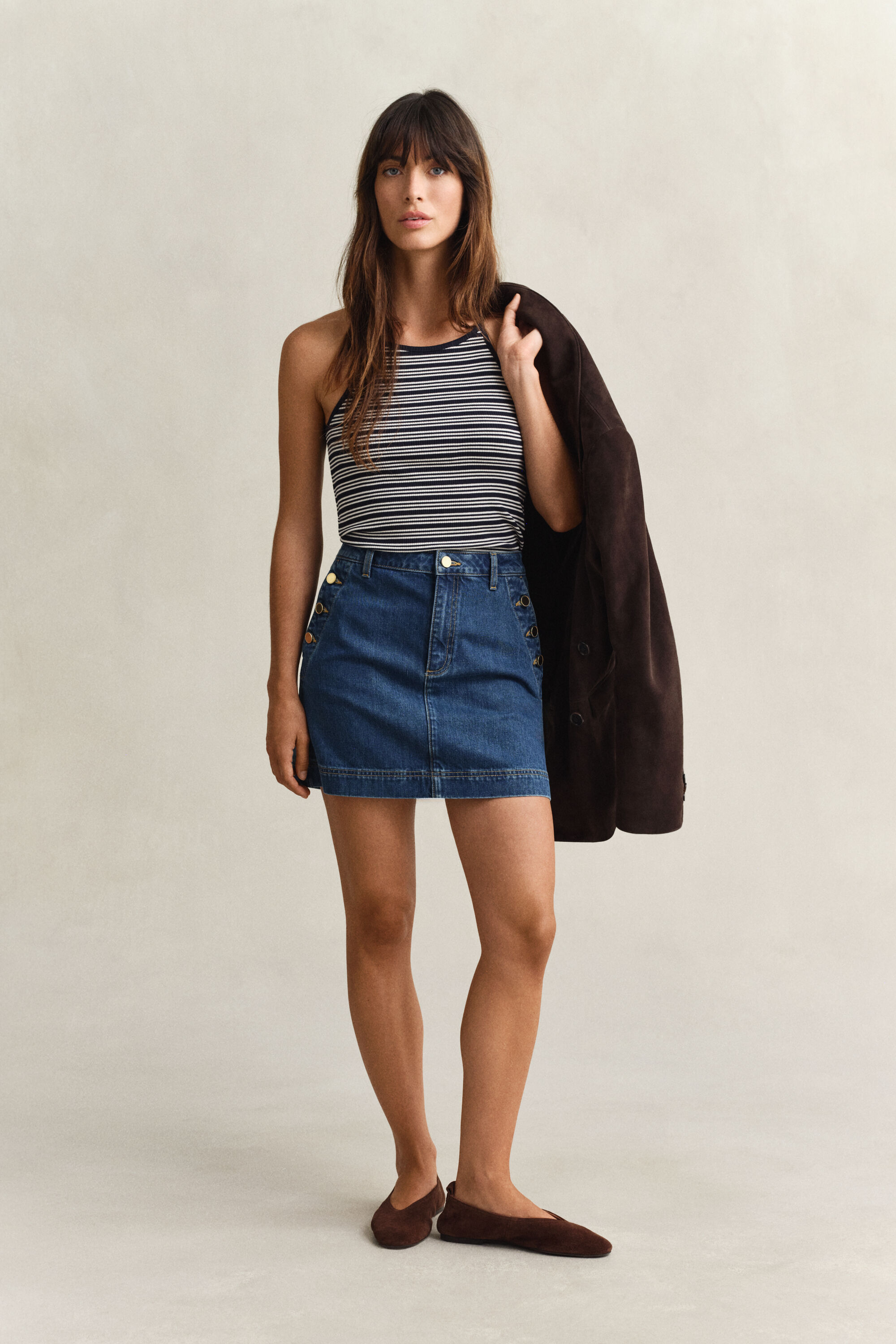 Denim Mini Skirt
