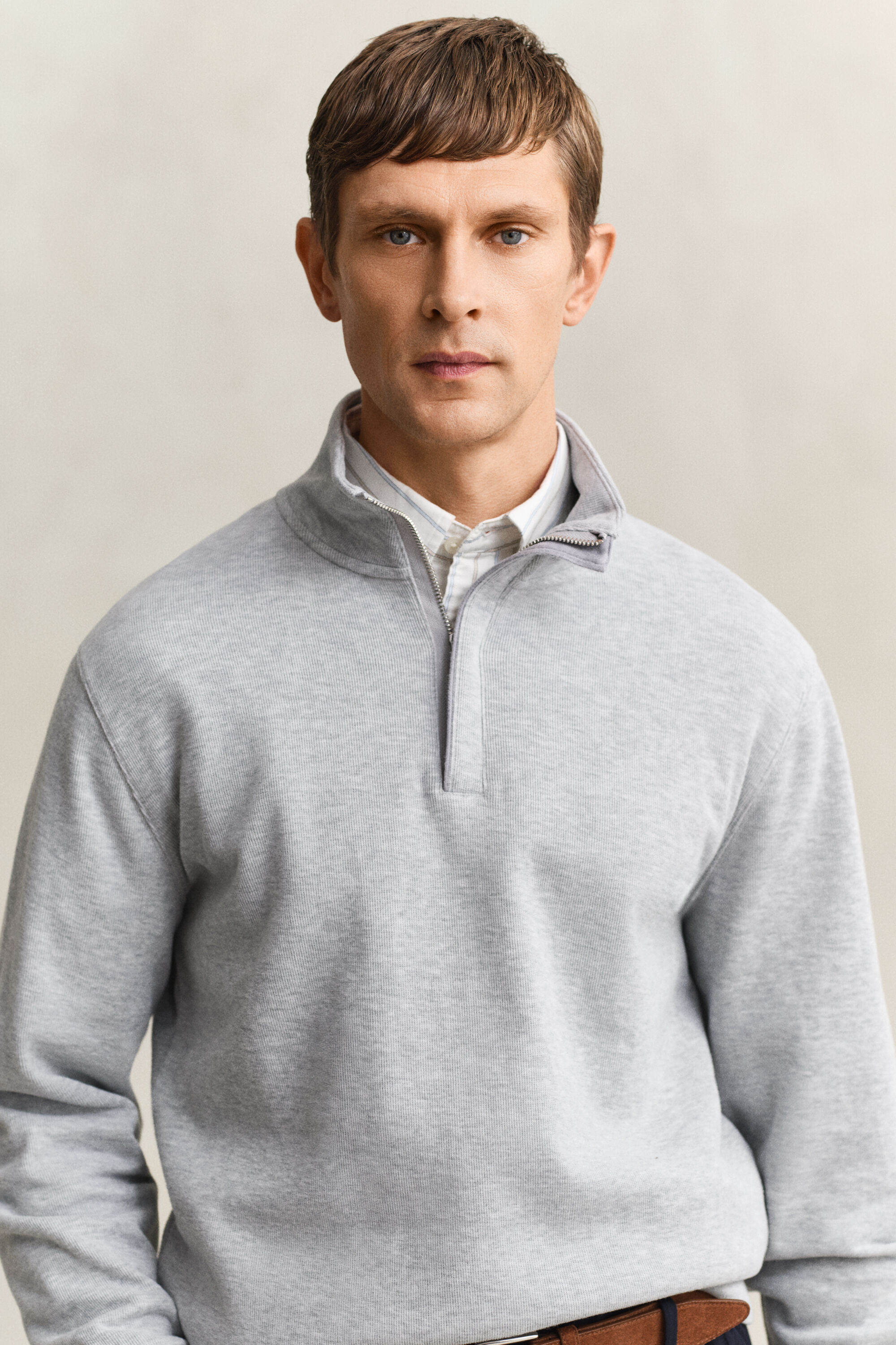 Sacker Rib Half-Zip Sweatshirt