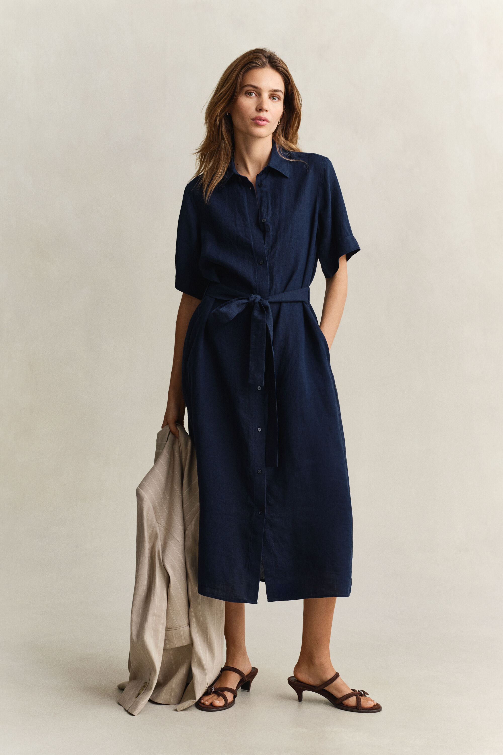 Linen Shirt Dress