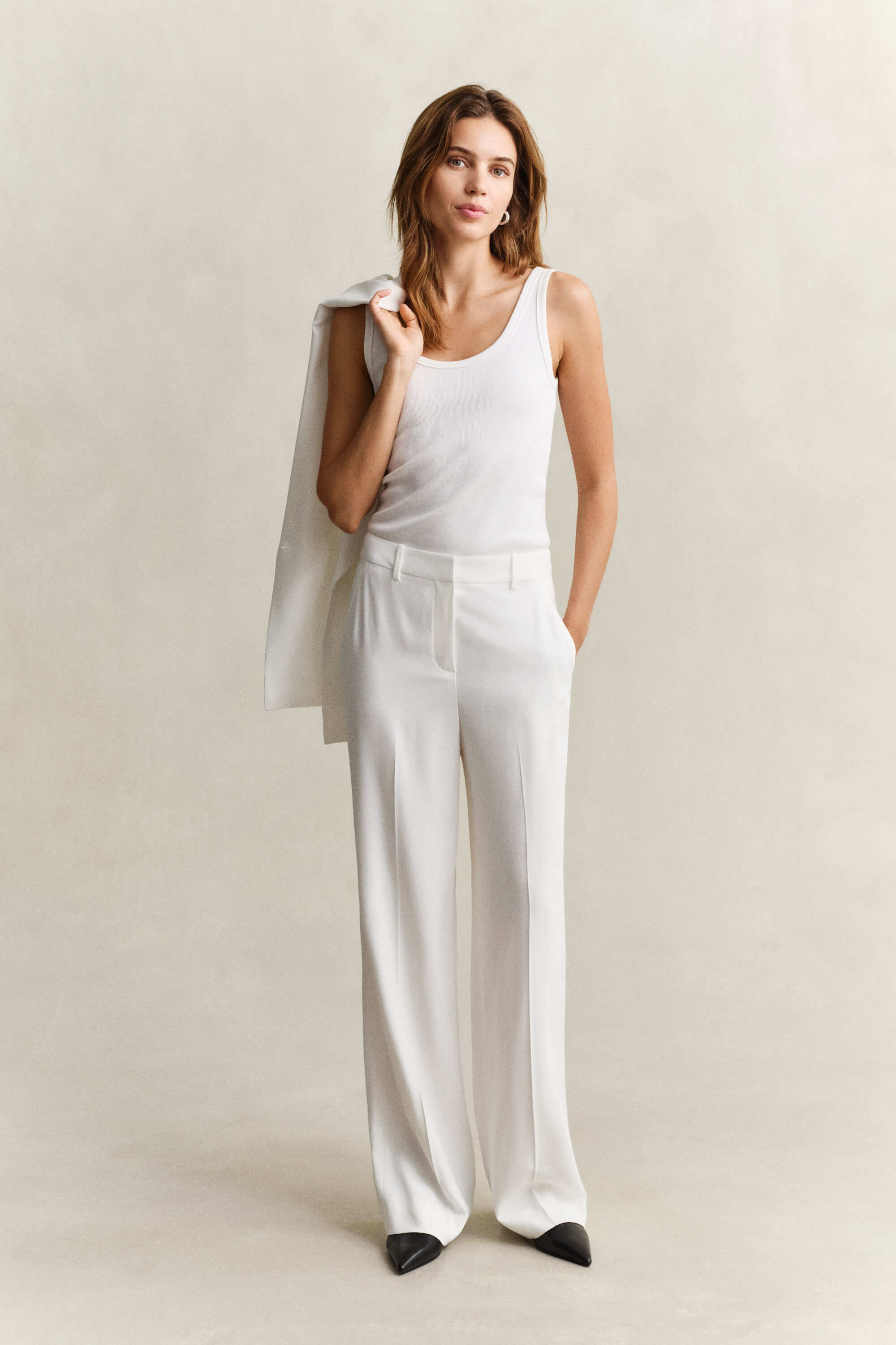 Tailored Crepe Pants