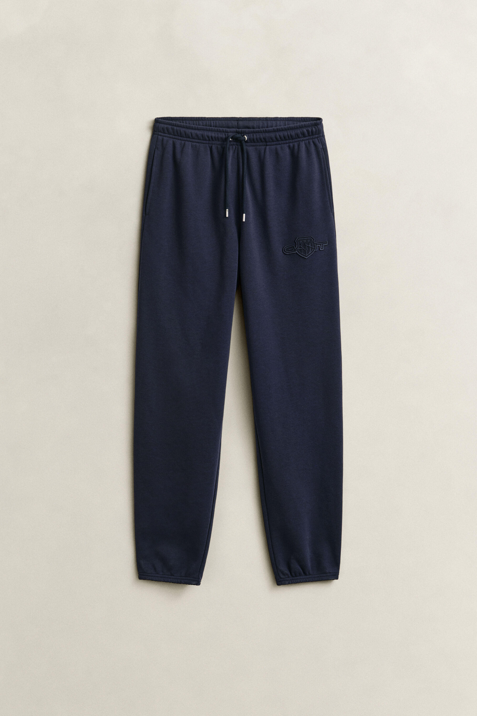 Tonal Shield Sweatpants — EVENING BLUE