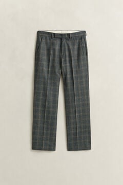 Clen Check Suit Pants — CERAMIC GREY MELANGE 1