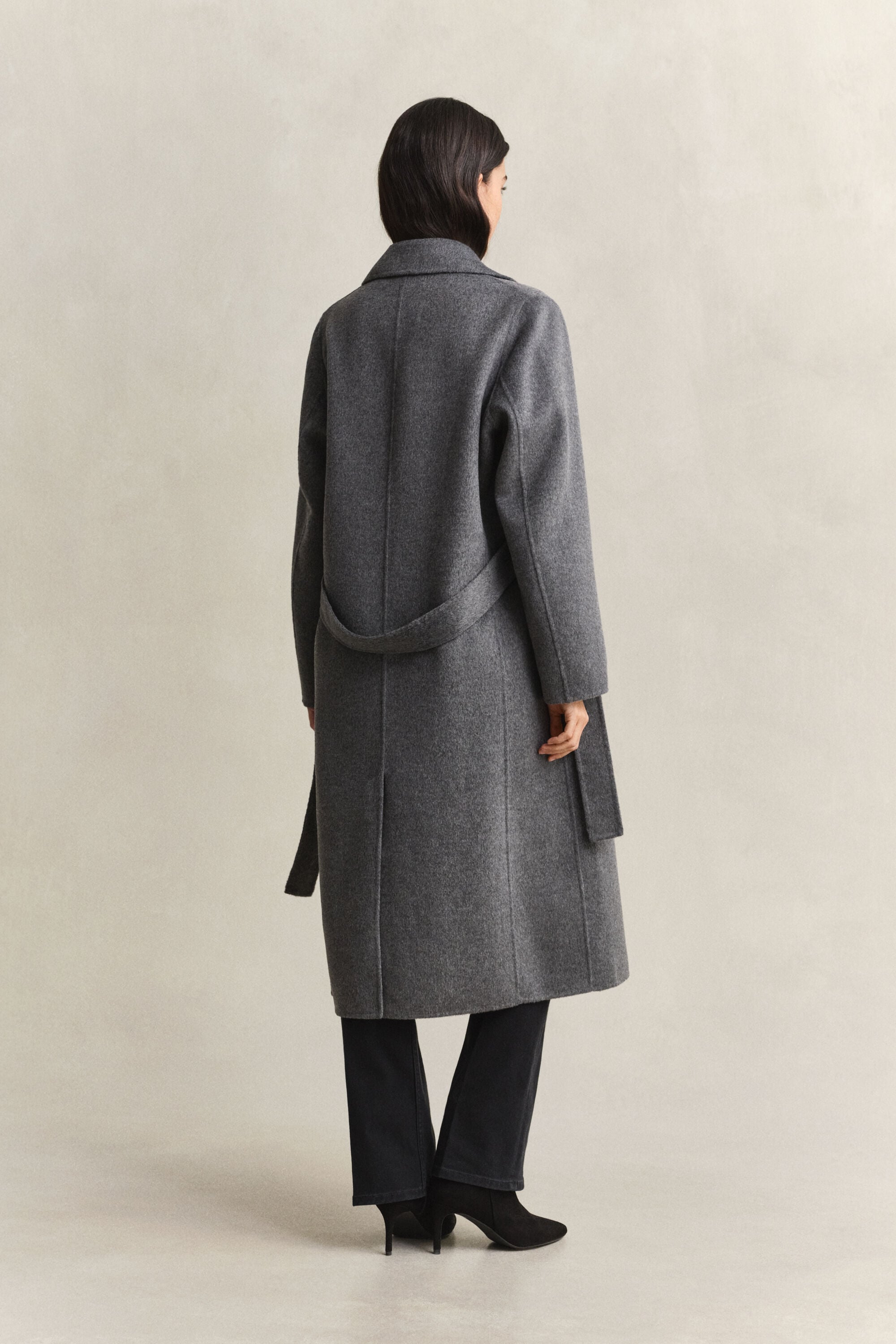 Handstitched Belted Coat