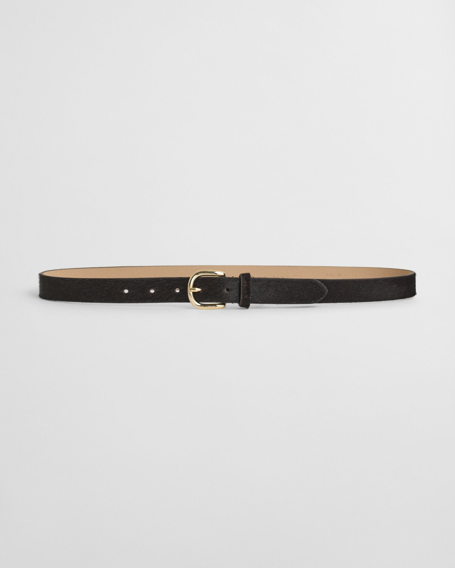 Pony Hair Leather Belt