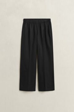 Wool Blend Pants — BLACK 1