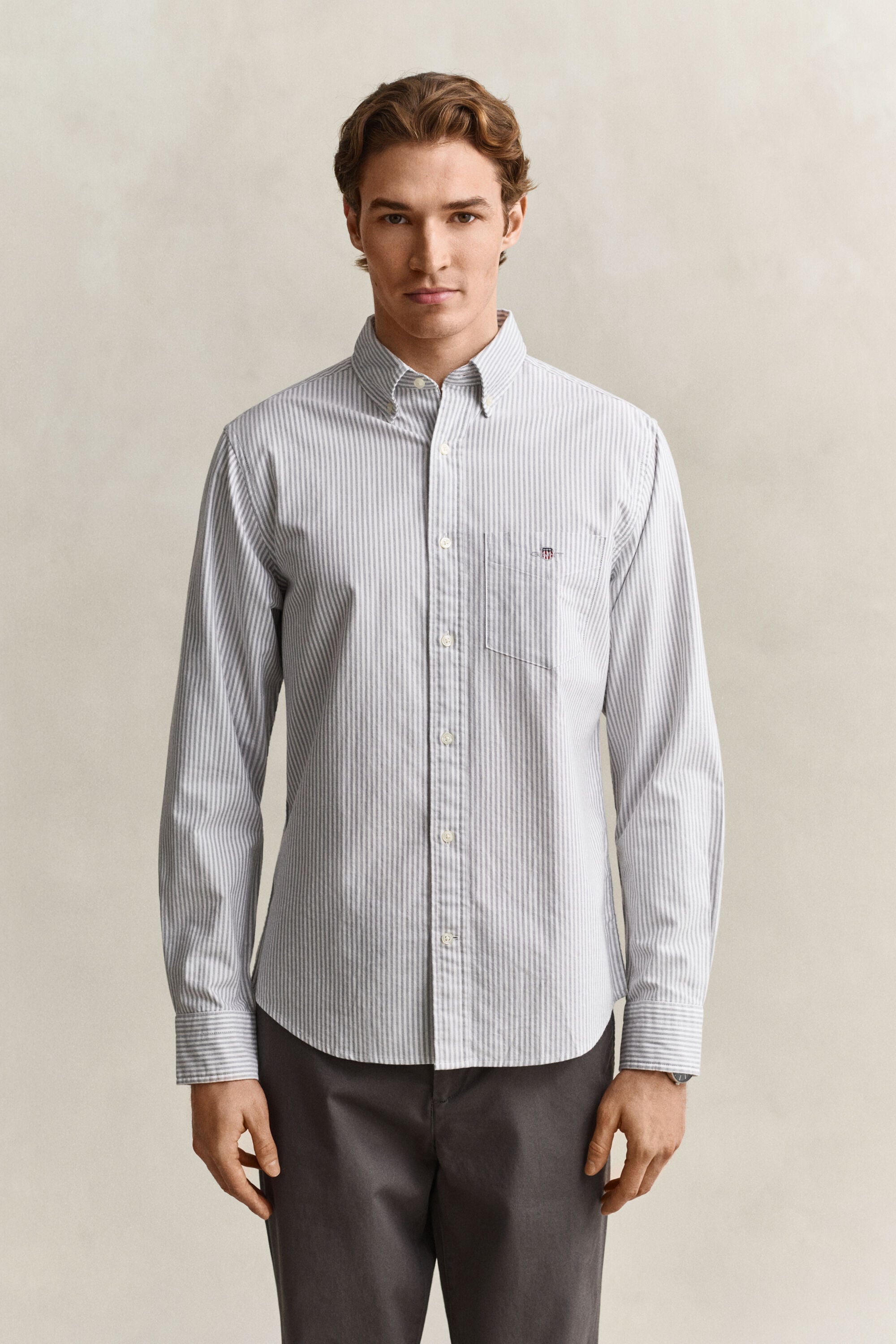 Banker Stripe Classic Oxford Shirt