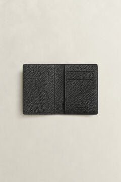 Leather Bifold Card Holder — BLACK 2
