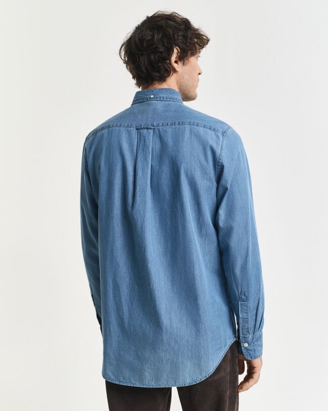 Regular Fit Indigo Shirt