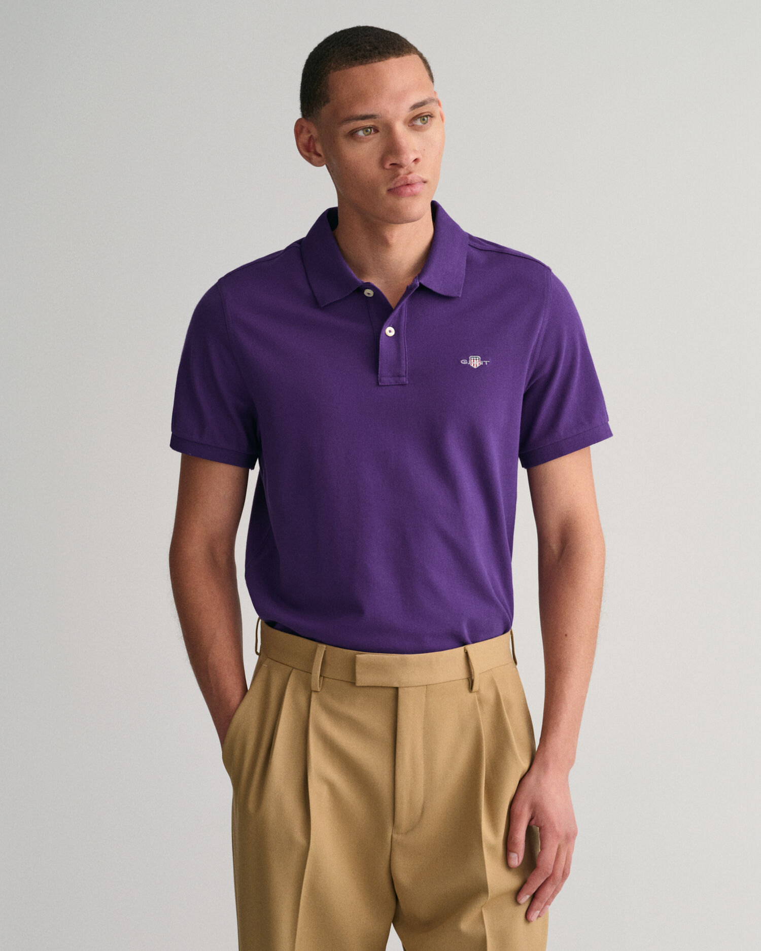 Regular Fit Shield Piqué Polo Shirt