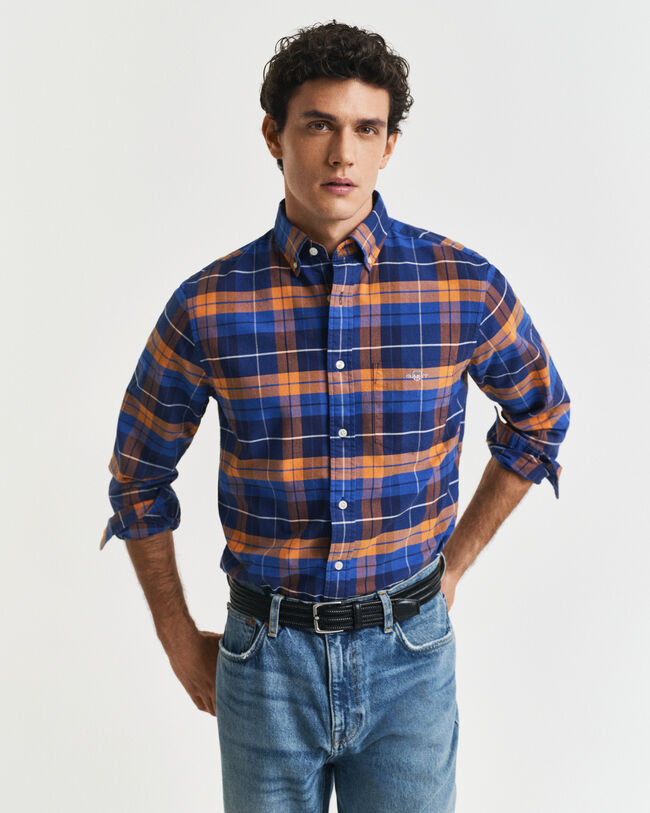 Regular Fit Checked Classic Oxford Shirt