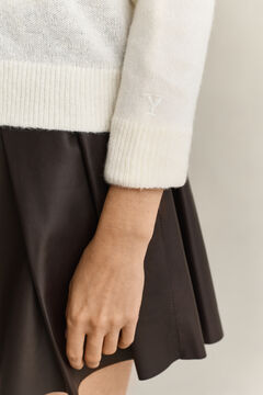 Gant x Yale V-Neck Sweater — CREAM 3