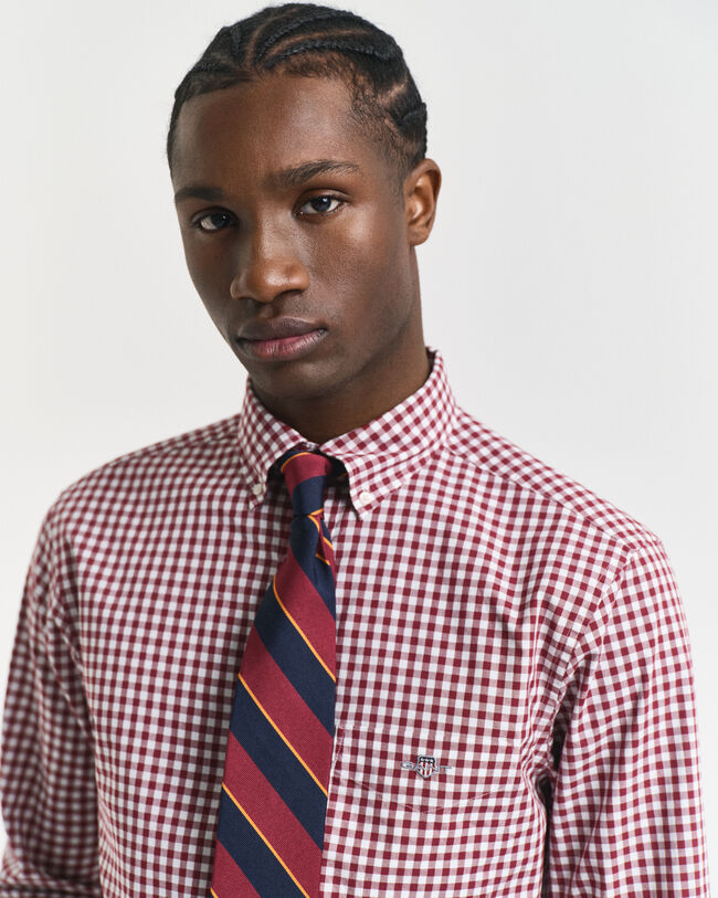 Regular Fit Classic Gingham Poplin Shirt