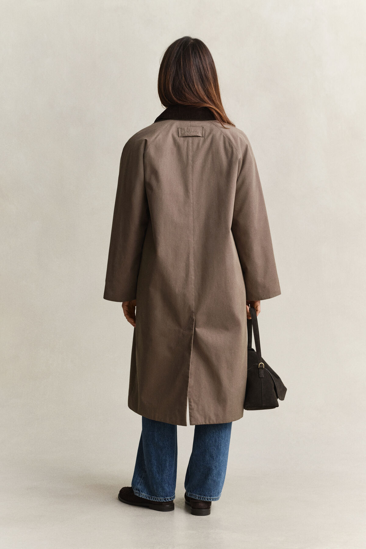 Waxed Car Coat — FADED TAUPE
