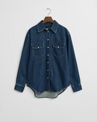 Relaxed Fit Pocket Denim Shirt