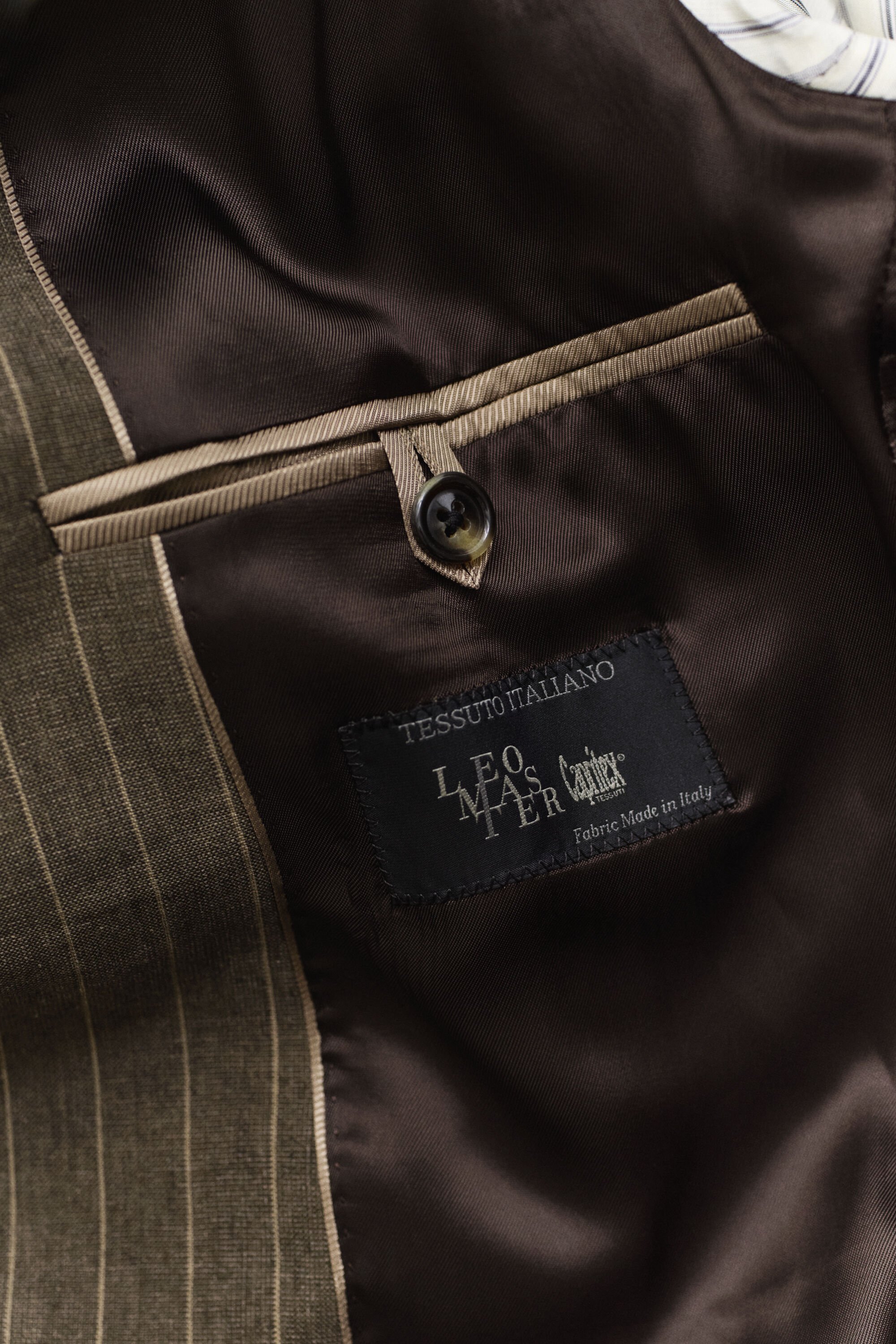 Pinstriped Suit Jacket