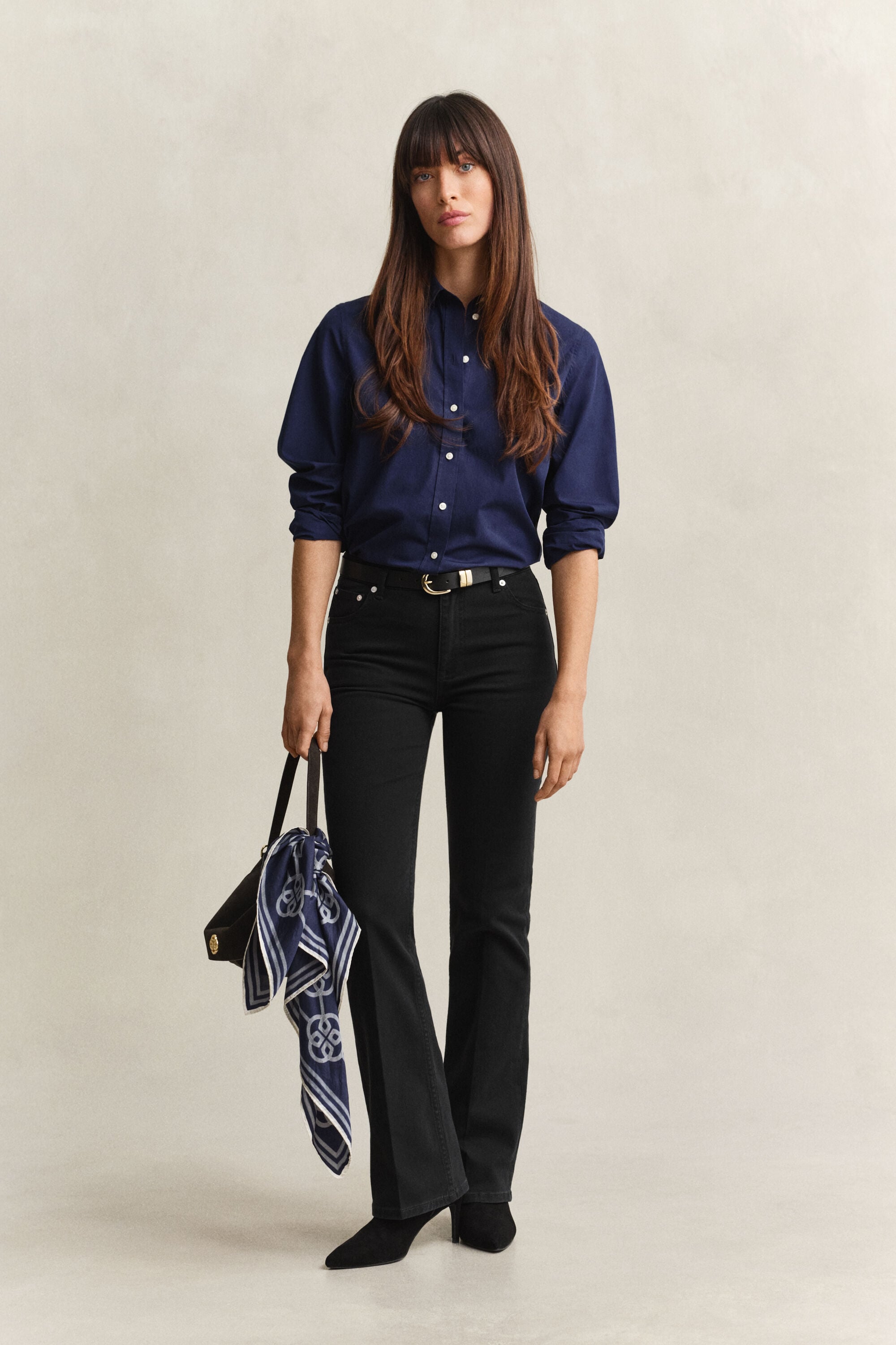 Slim Flared Stretch Jeans