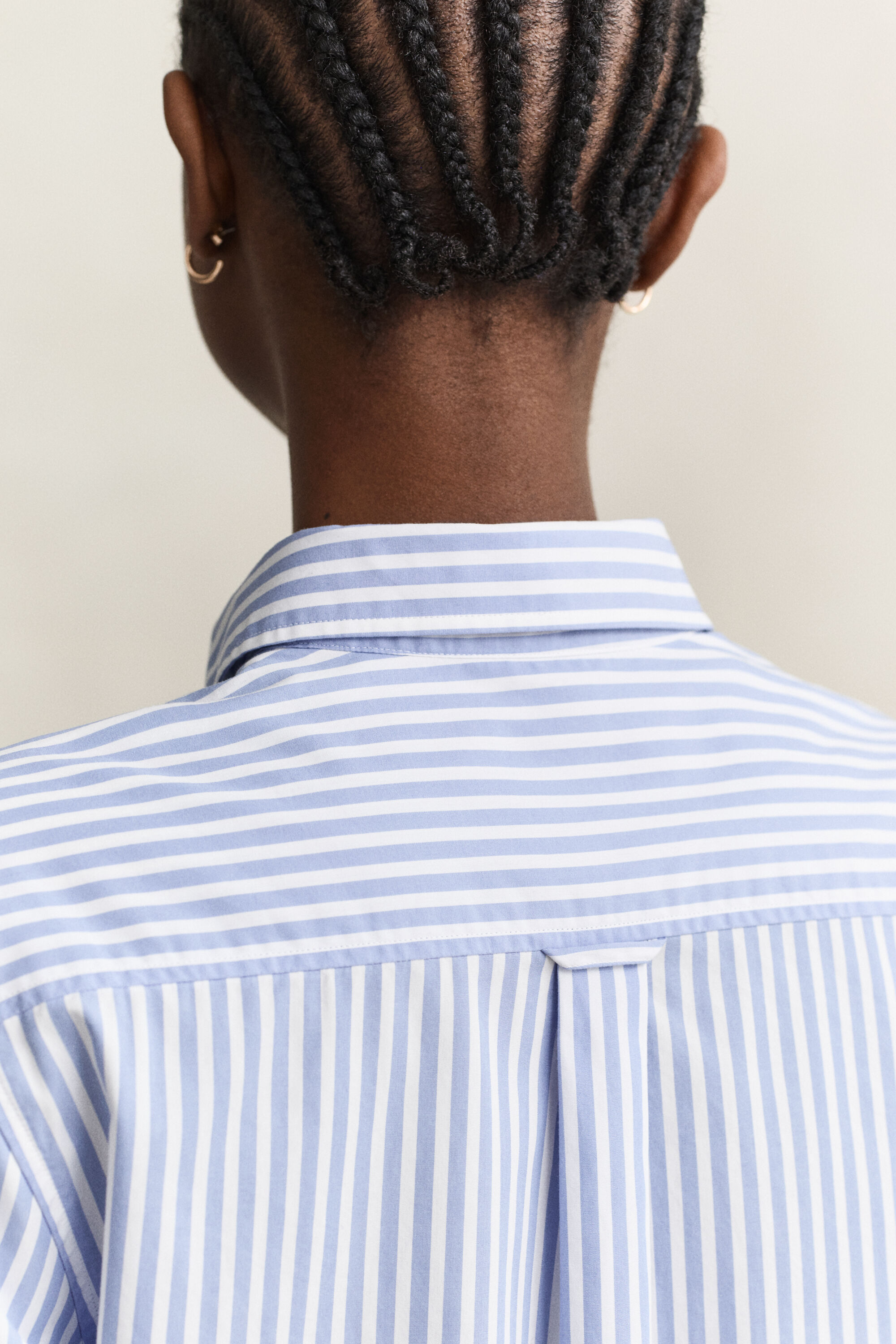 Regular Fit Striped Classic Poplin Shirt