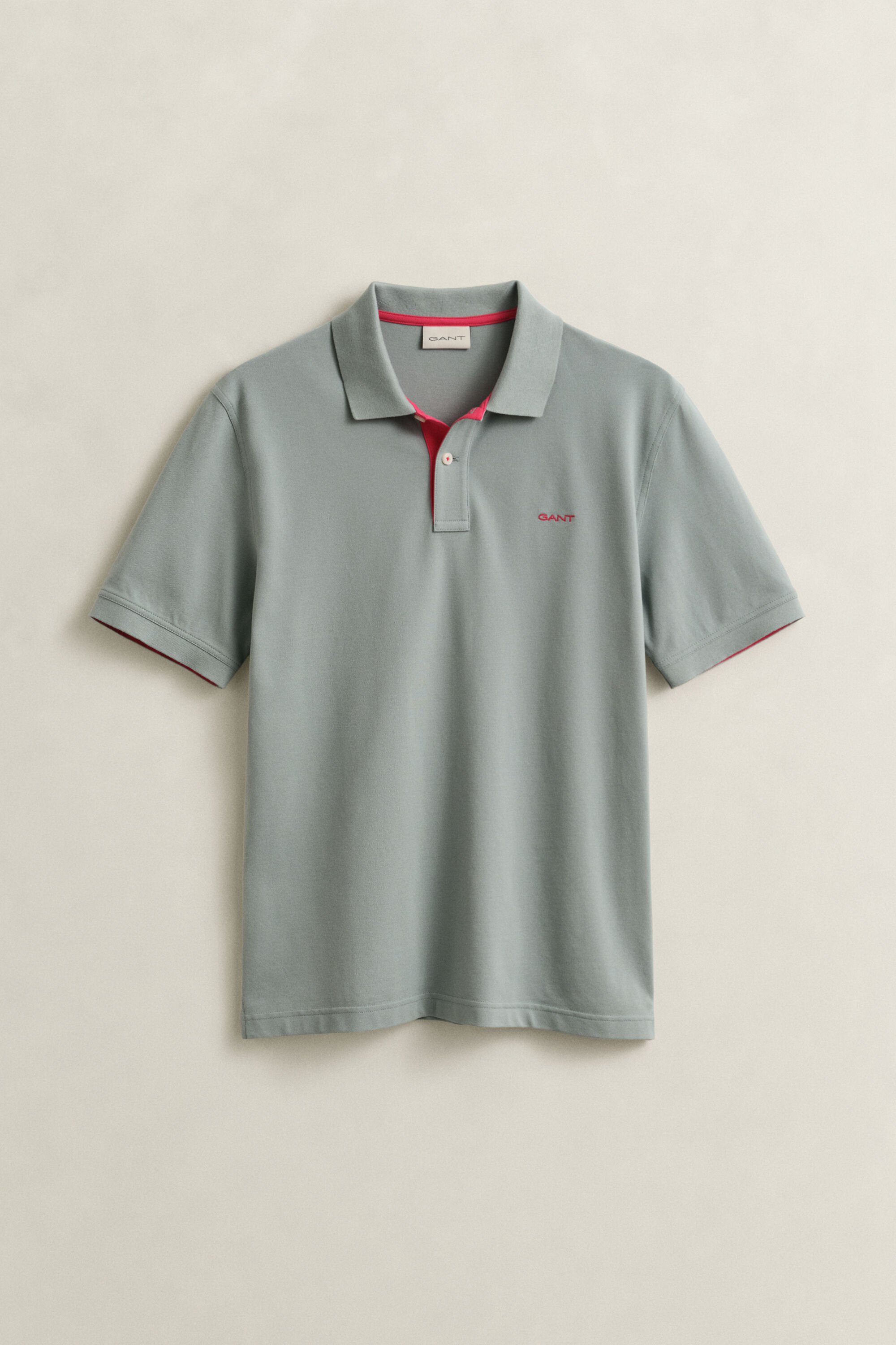 Contrast Piqué Polo Shirt